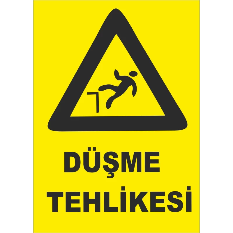 25X35 - Düşme Tehlikesi