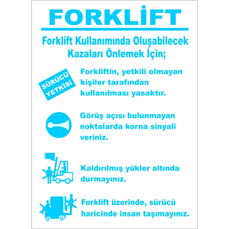 35X50 - Forklift Talimatları