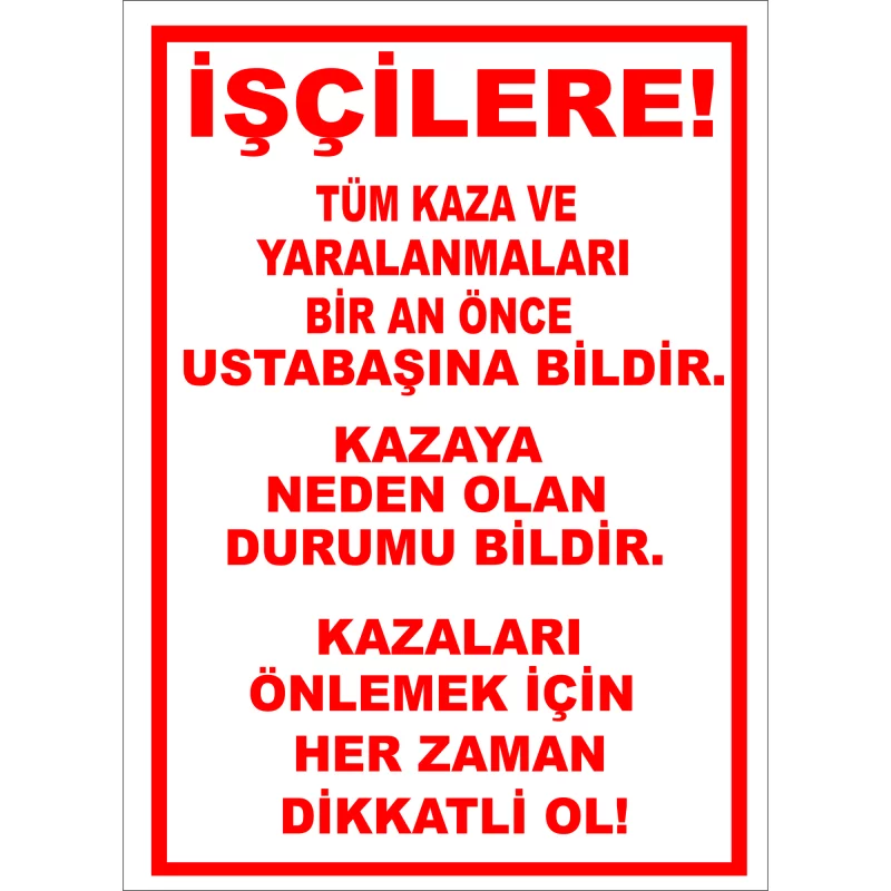 35X50 - İşçilere!