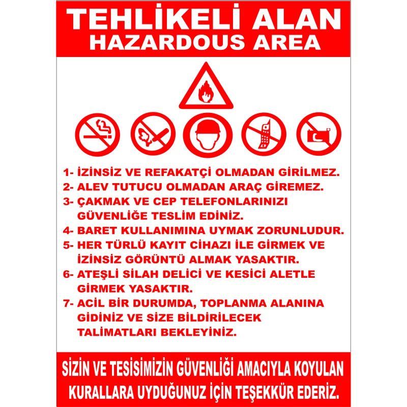 35X50 - Tehlikeli Alan