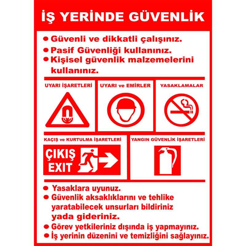 35X50 - İş Yerinde Güvenlik